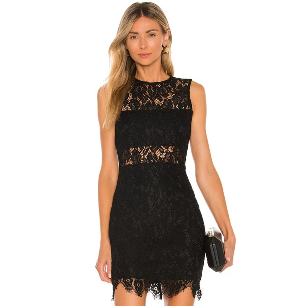 Revolve superdown suri sleeveless mini dress in Black NWOT Size Small